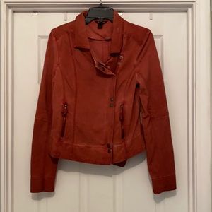 Rust colored Moto Jacket